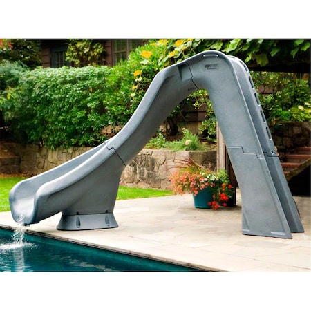Powerplay Typhoon Slide With Left Turn - Gray Granite PO42696